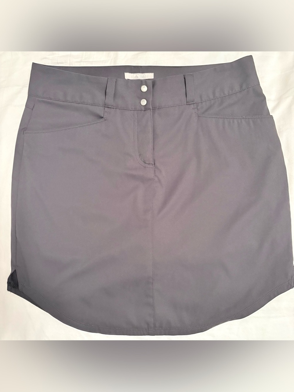 Gray Golf Skort with Double Snap Waist - sz 4 - Picture 1 of 6